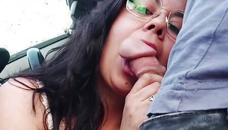 I Ask a Stranger if I Suck Him and He Cums on My Face