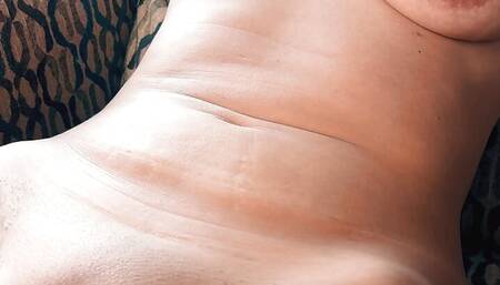 Naked Stepmom With Pierced Nipples Lays With Her Legs Open While You Tour Her Nude Body