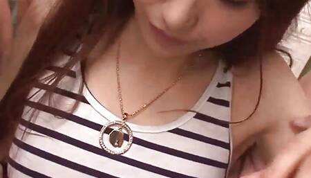 Horny Japanese mummy Yura Kasumi treats 3 fortunate studs to an intense Asian fellatio session in this harsh JAV flick.