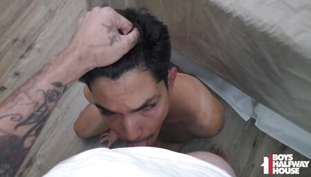 Cock Hungry Teen Takes Two Big Dicks Bareback Creampie POV