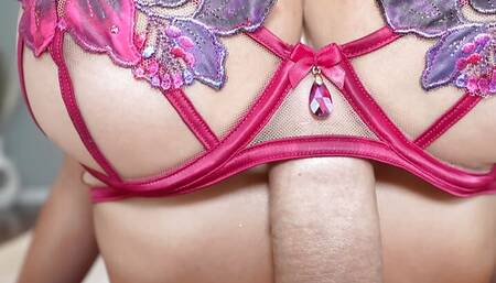I asked him cum in my panties before work