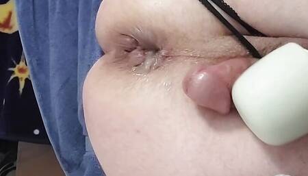Used sissy bottom Good vibrations anal play