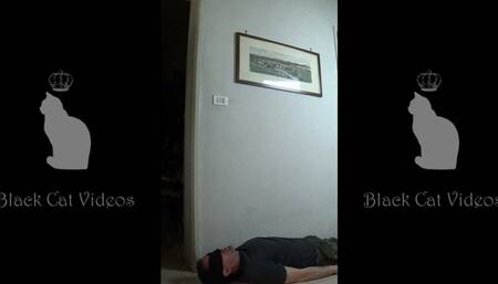 white pumps trampling by Alice (fullbody view)