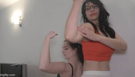 Comparisons between tall and small girls body parts