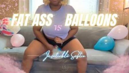 Looners: Fat Ass vs Balloons Ride to Pop