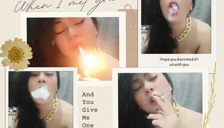 When I met you SMOKING MARLBORO RED -AUDIBLE VIDEO- POV ~ RP