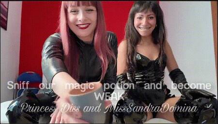 Sniff Our Magic Potion And Become WEAK