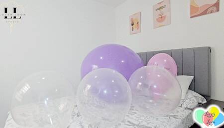 Marianna destroys her balloons and has a wonderful ending with a big neck!????