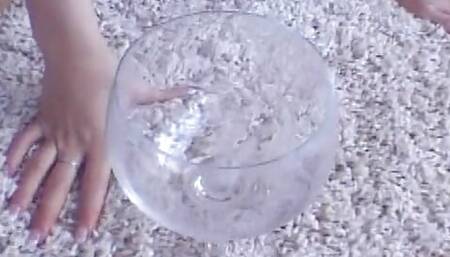 Brunette Angel fucked by three dicks