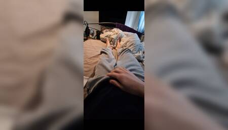 Having a nice afternoon ejaculation