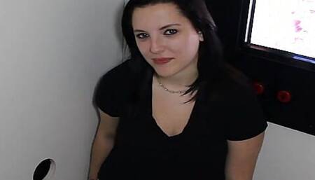 Braces Teen Sucks Black Dick Swallowing Sperm in Glory Hole Blowjobs!!