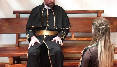 Country Perverted Priest Fucks Cheating wife
