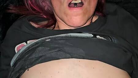 Four finger fuck to a bareback creampie