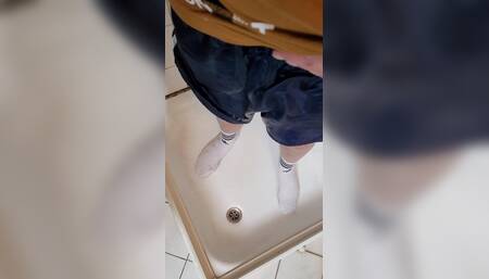 piss in boxer with white sox