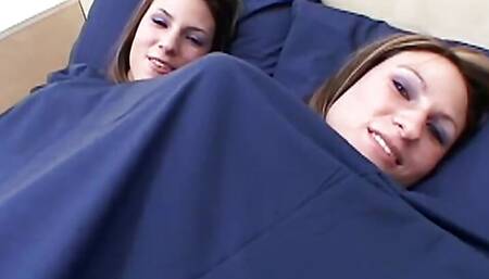 Simpson twins masturbate side by side