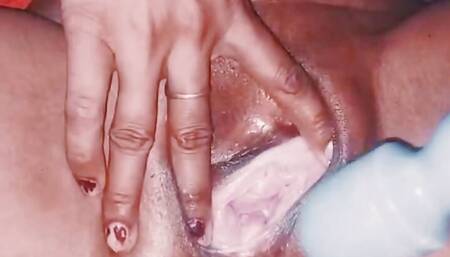 Indian Village Wife Vibrator Dildo Faking Milf Sex Cums Pussy Inside Bust Housewife Hole Fingring Enjoy Village Sex Bihar