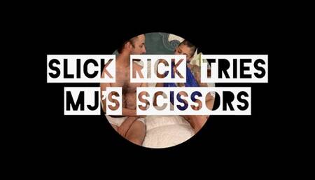 Slick Rick tries out MJ’s scissors