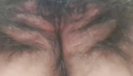 wife opens her pussy with clamps for an orgasm of pain