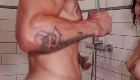 Hercules Shredded Tatted Jock Destroys Tight Latina Puss