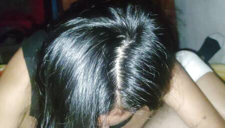 SUCKING GRABBING WITH MY FEET