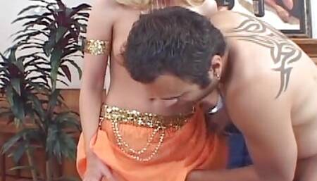 Perfect blonde facialized after hardcore anal fuck