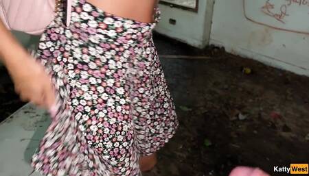 Picked up a Lost Girl in the Forest and Fucked Her in an Abandoned Villa