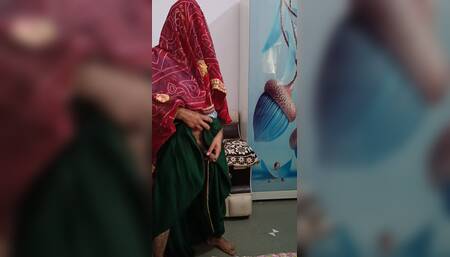 Indian very cute and beautiful shemale jerking his dick video