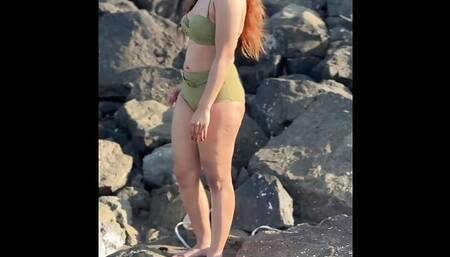 Cute sister in law invite me at home wearing Balck nighty and riding cock !!!!