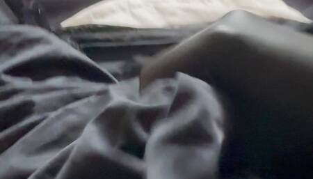 Masturbating in moms nylon panties