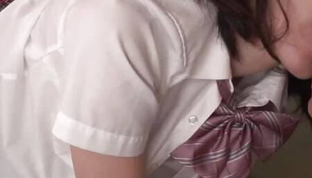 Fantastic Asian  Saori Maeda blows minds with her steamy JAV blowjob!