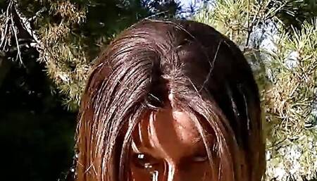 Tiny Trisha Pussy Exposed and Fingering