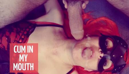 Cum in my mouth while my ass is plugged