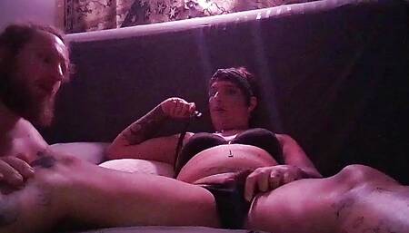 Trans babe Chloe star gets her girl dick sucked