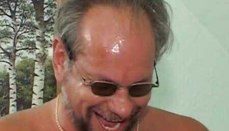 BBW brunette German slut fucked by dildo and dick