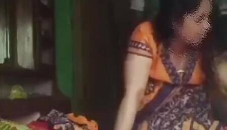 Indian Real Maid Blowjob and Doggy Cheating Sex with House Owner