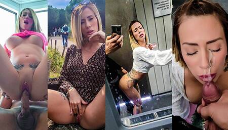 Littleangel84 - Mon vlog hard à Cannes ! Exhibs et baises publiques !