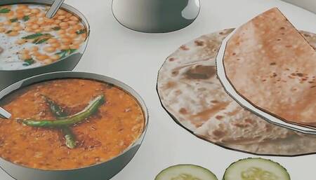 Akele Bhabi ki chut me dal di --- A hardcore fantasy fucking Village style