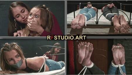 Bazhena's Heist Failure - Dirty Feet and Double Bondage with Dubious Detective Elisara (HD 720p MP4)