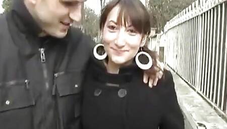 Pretty brunette gets hard anal fucked and facialized