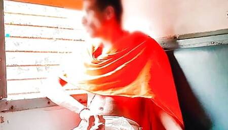 Sexy ass in public cumshot train