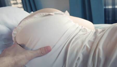 Brunette Sucks Big Hard Cock and Hardcore Fucks in the Morning Till Creampie