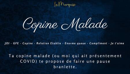 [French Audio Porn] Your girlfriend is too sick to fuck but she can still jerk you off