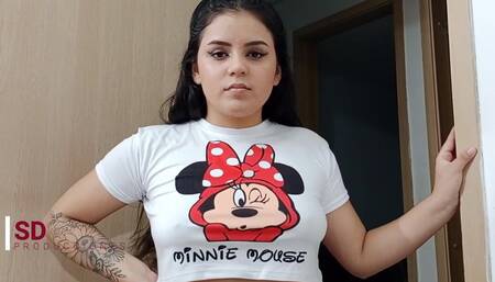 My Stepmom Helps Me with a Handjob