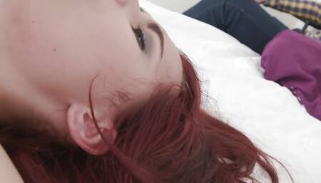 Redhead Scyley Jam Gets Ass Gaped as Her Cuck Husband Watches
