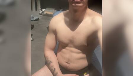 Big teenage dick cumming hard and then playing with my cum soaked dick
