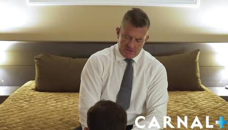 BoyForSale Cute virginal Jack Andram fucked raw by hung suited DILF