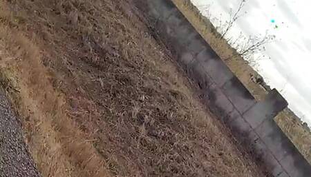 Reckless Guy Jerks Me off While Riding the Motorcycle