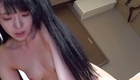 First time shooting! Facial Creampie A little grown-up beautiful breasts