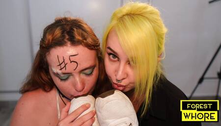 My New Slave and Toilet #5 (humiliation, Prolapse, Piss, Trash)