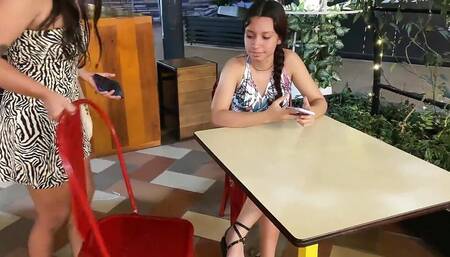 no one expects me to have sex with my girlfriend in a shopping center in our city